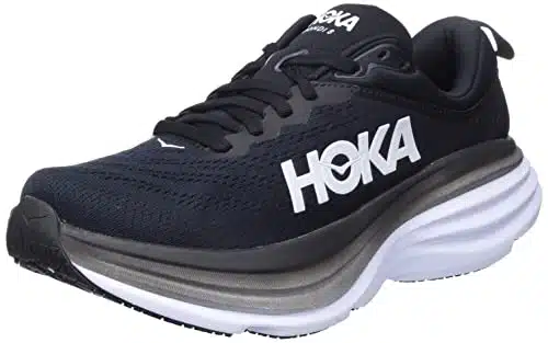 Hoka Women's Bondi Sneaker, BlackWhite,