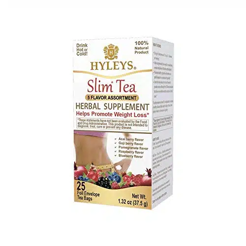 Hyleys Slim Tea Flavor Assortment   Weight Loss Herbal Supplement Cleanse and Detox   Tea Bags (Pack)