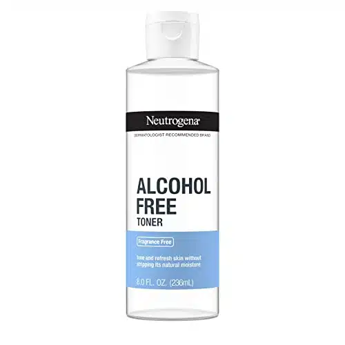 Neutrogena Alcohol Free Gentle Daily Fragrance Free Face Toner to Tone & Refresh Skin, Toner Gently Removes Impurities & Reconditions Skin, Hypoallergenic, fl. oz
